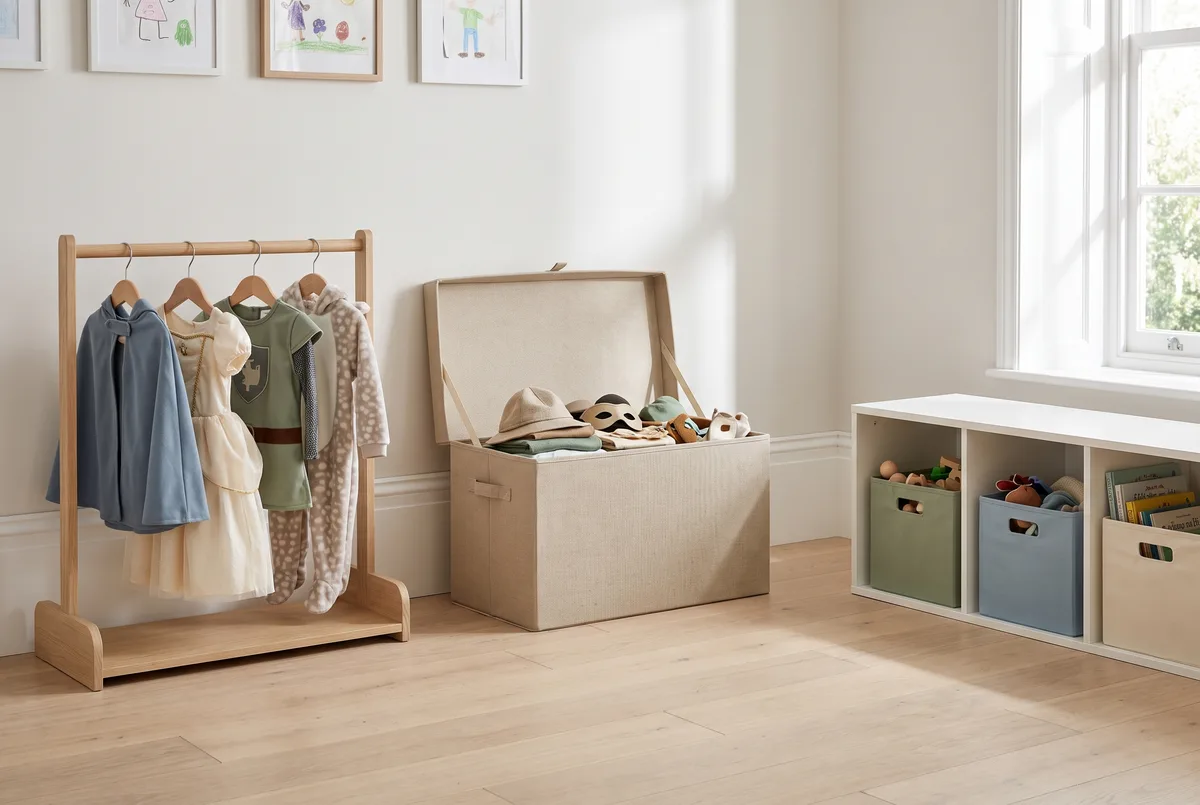 Guide image for Dress-Up Rack vs Trunk vs Bins: Which Costume Storage Works Best?