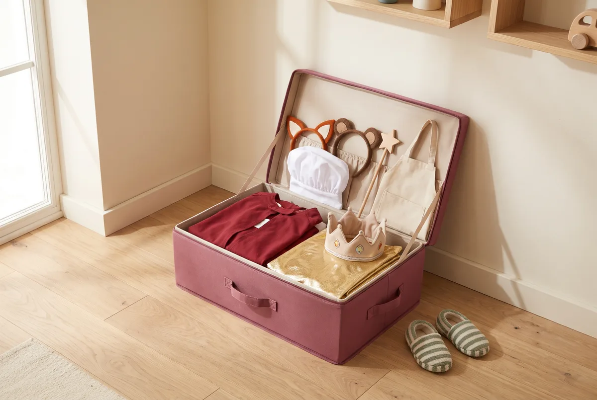 Guide image for How to Build a Dress-Up Trunk Kids Actually Use