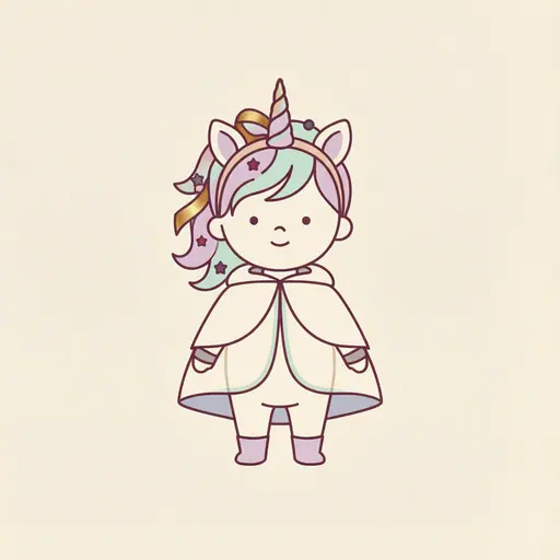 Unicorn dress-up theme